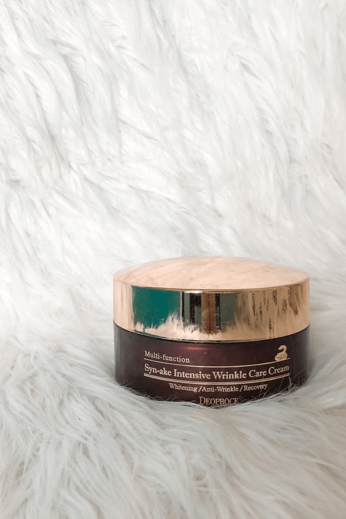 Deoproce Products: Syn-ake Intensive Wrinkle Care Cream Review
