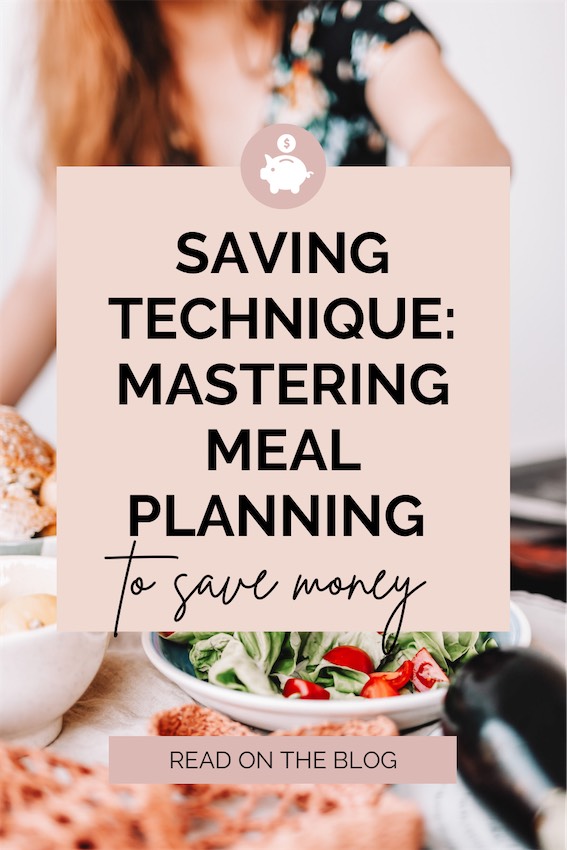 plan meal as saving technique