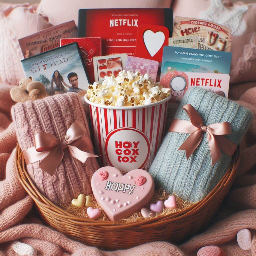 men’s Valentine’s Day basket