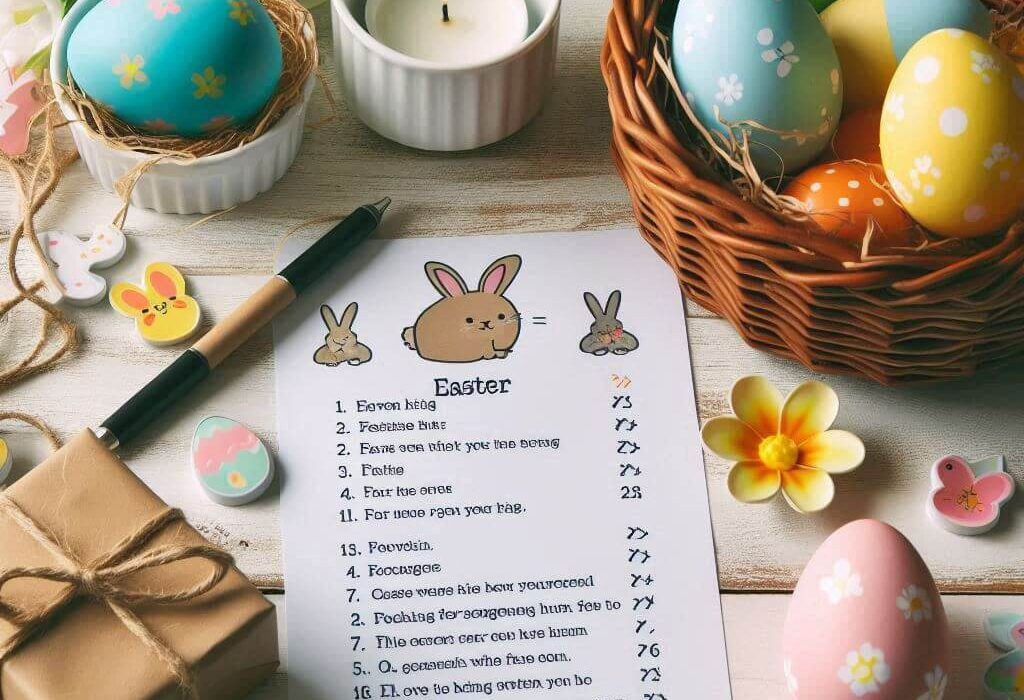 20+ Fun Easter Scavenger Hunt Clues That Everyone Will Love