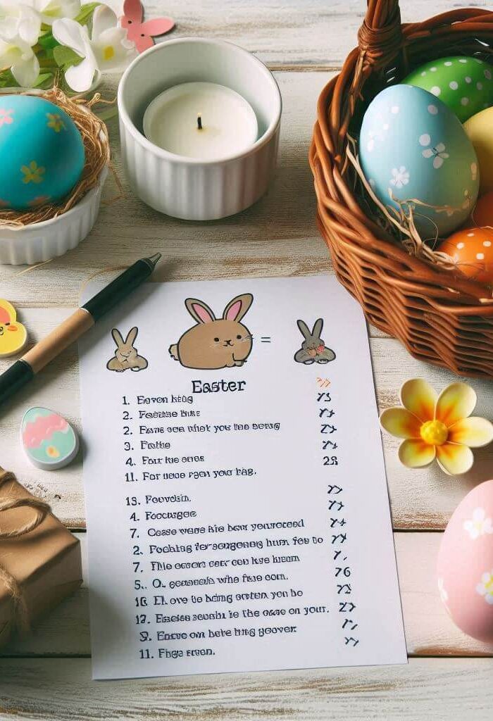 20+ Fun Easter Scavenger Hunt Clues That Everyone Will Love